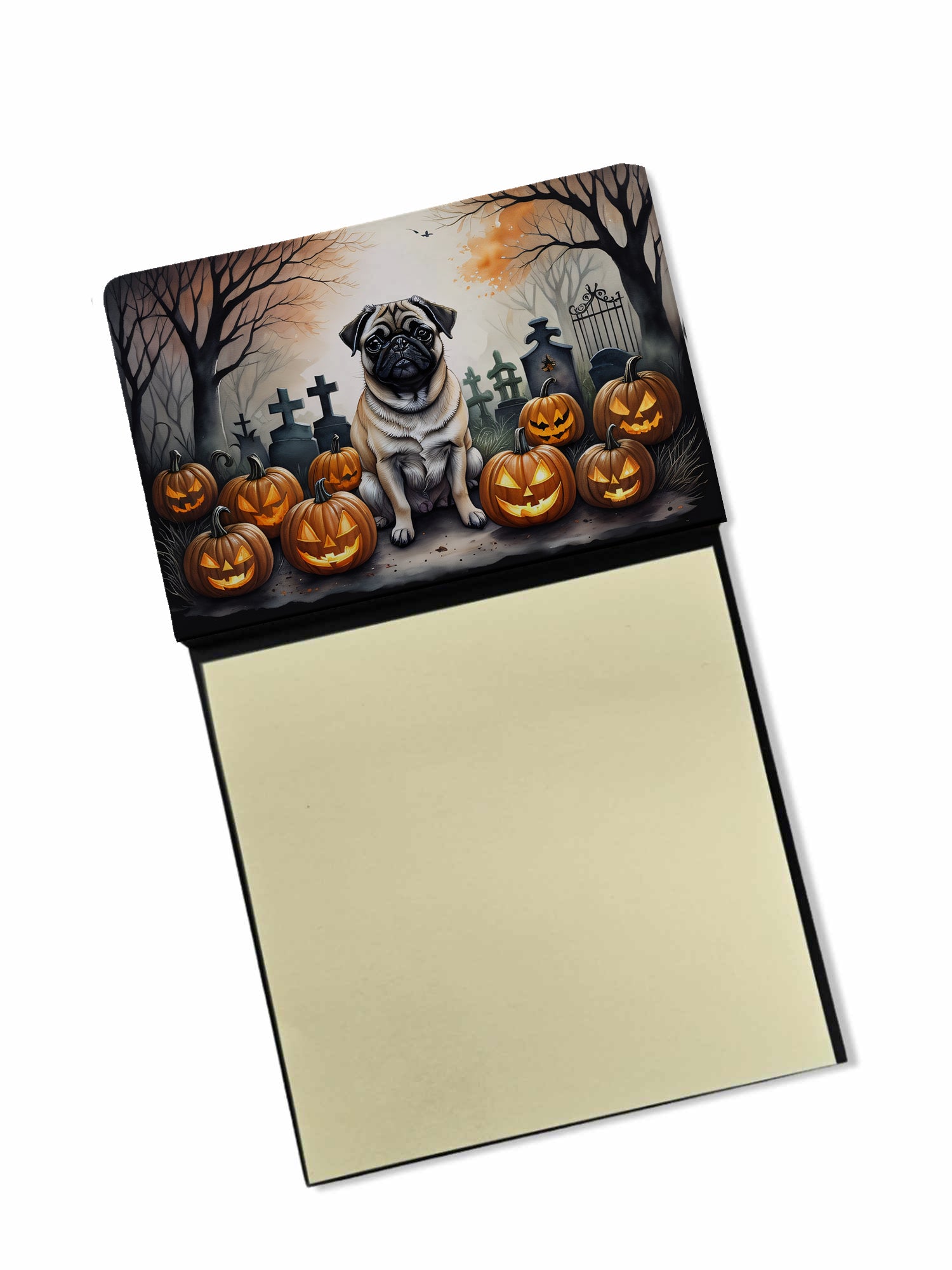 Buy this Fawn Pug Spooky Halloween Sticky Note Holder