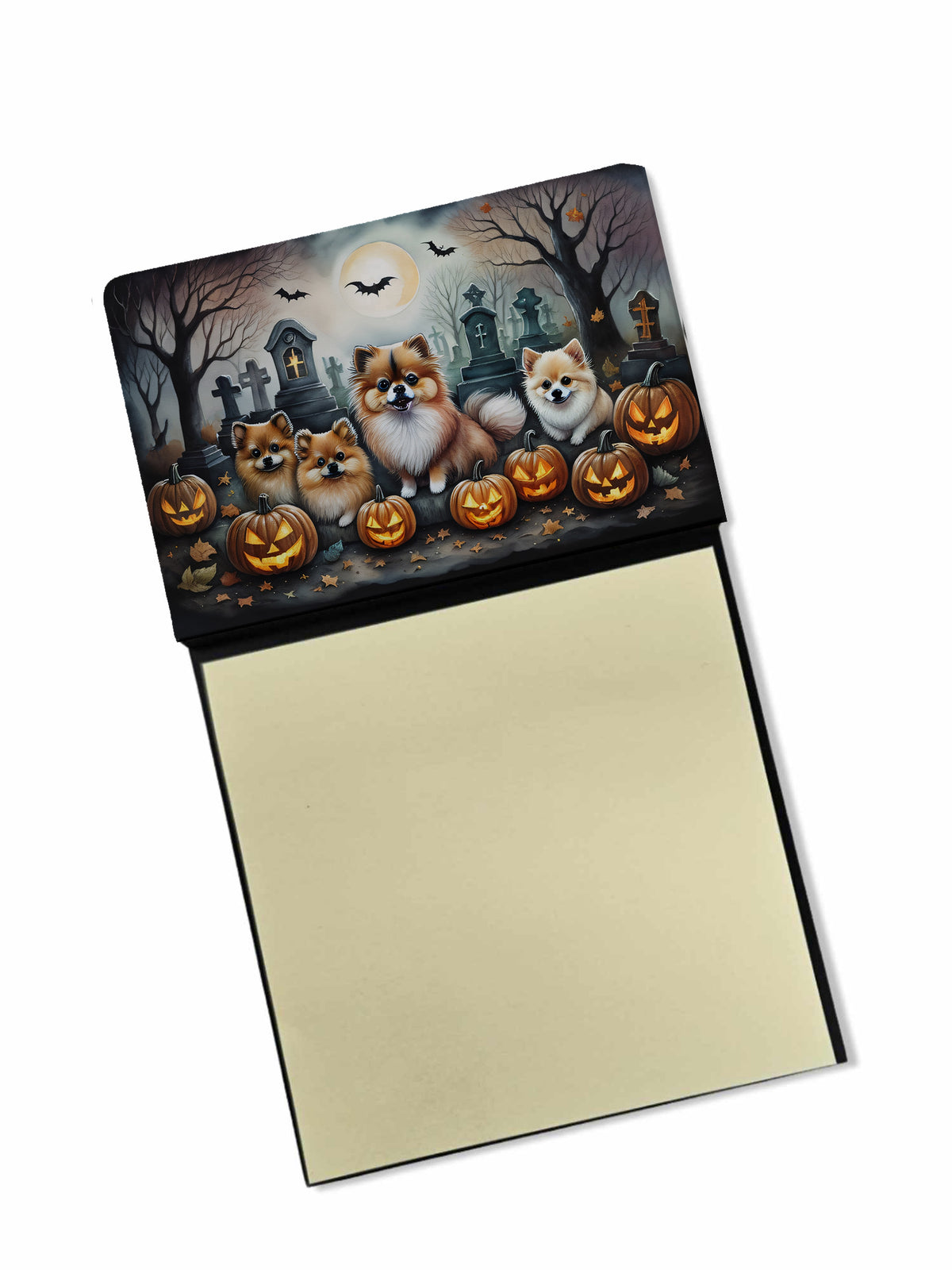 Buy this Pomeranian Spooky Halloween Sticky Note Holder