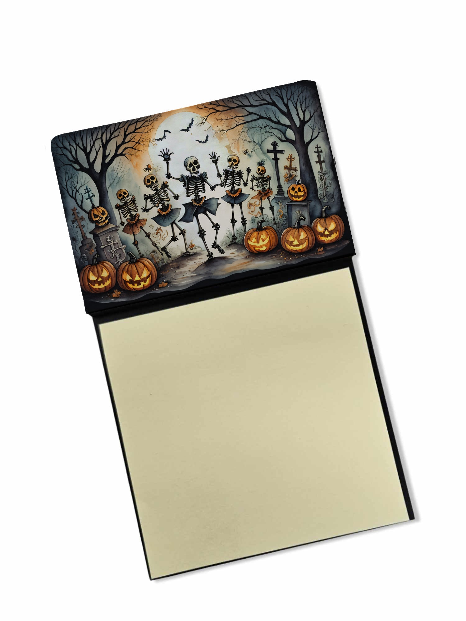 Buy this Dancing Skeletons Spooky Halloween Sticky Note Holder