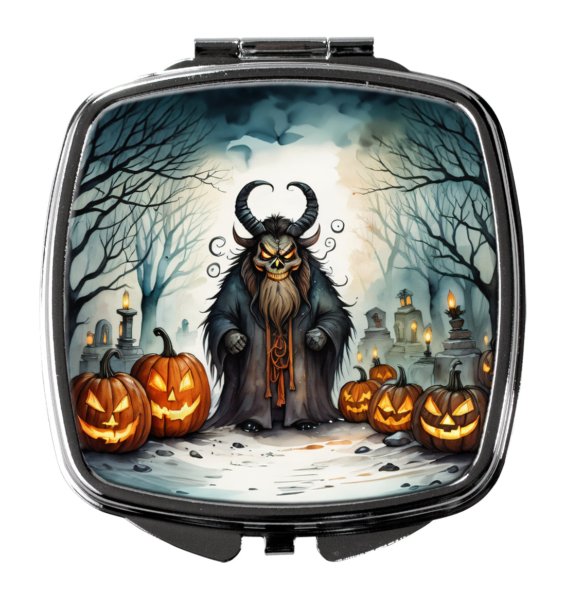 Buy this Krampus The Christmas Demon Spooky Halloween Compact Mirror