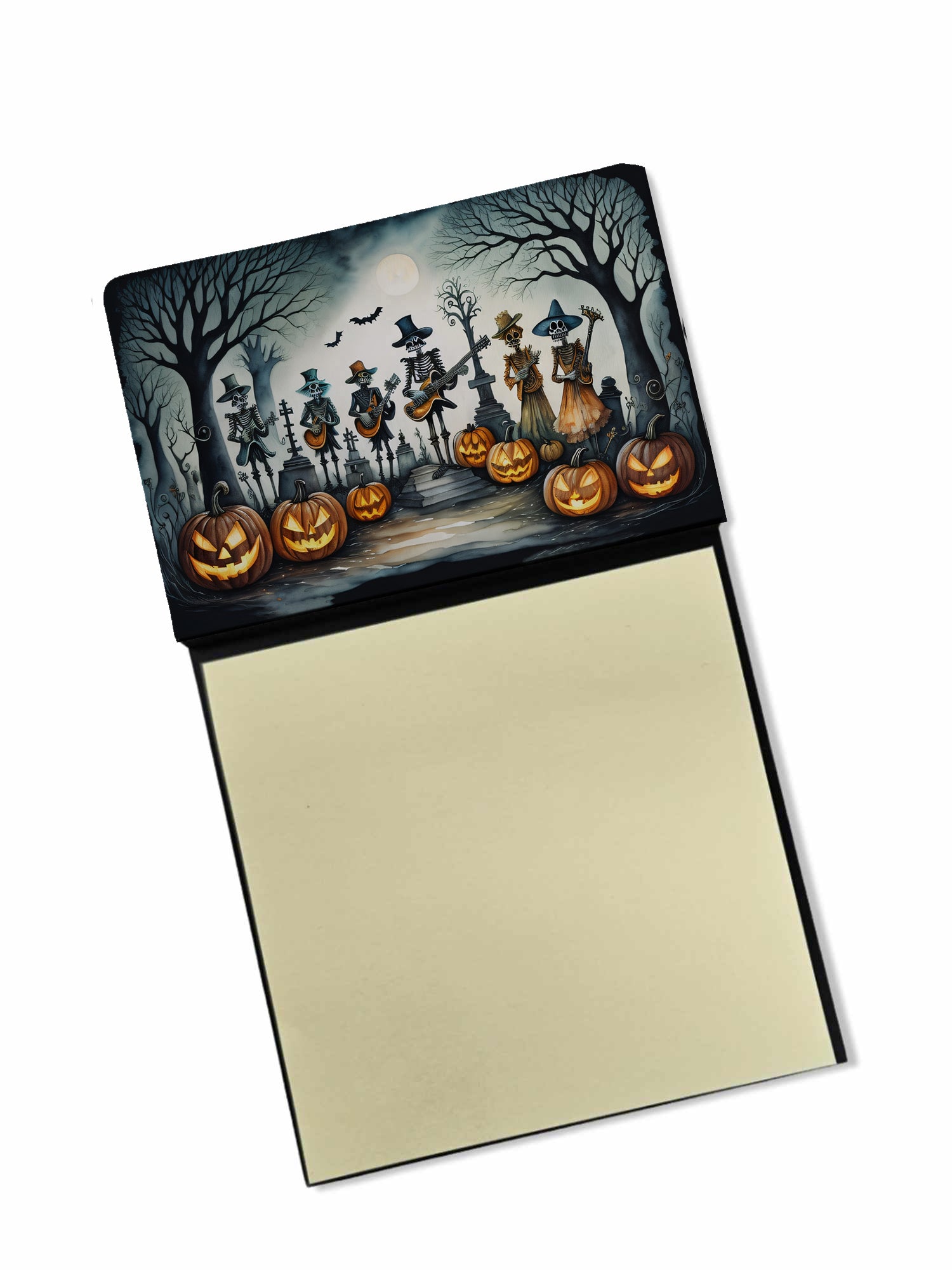 Buy this Mariachi Skeleton Band Spooky Halloween Sticky Note Holder