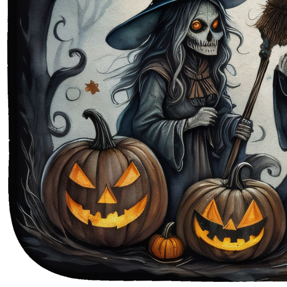 Caroline's Treasures Witches Spooky Halloween Dish Drying Mat