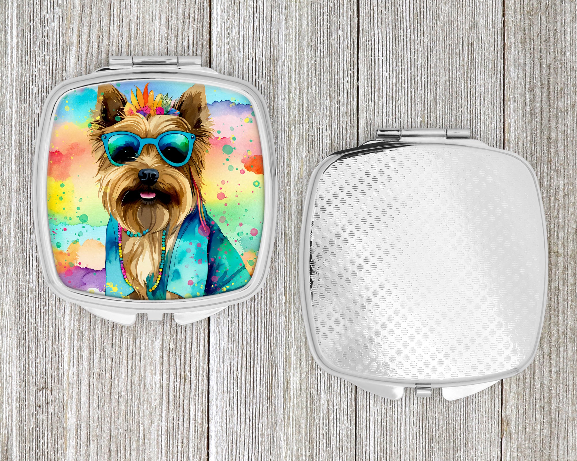 Cairn Terrier Hippie Dawg Compact Mirror