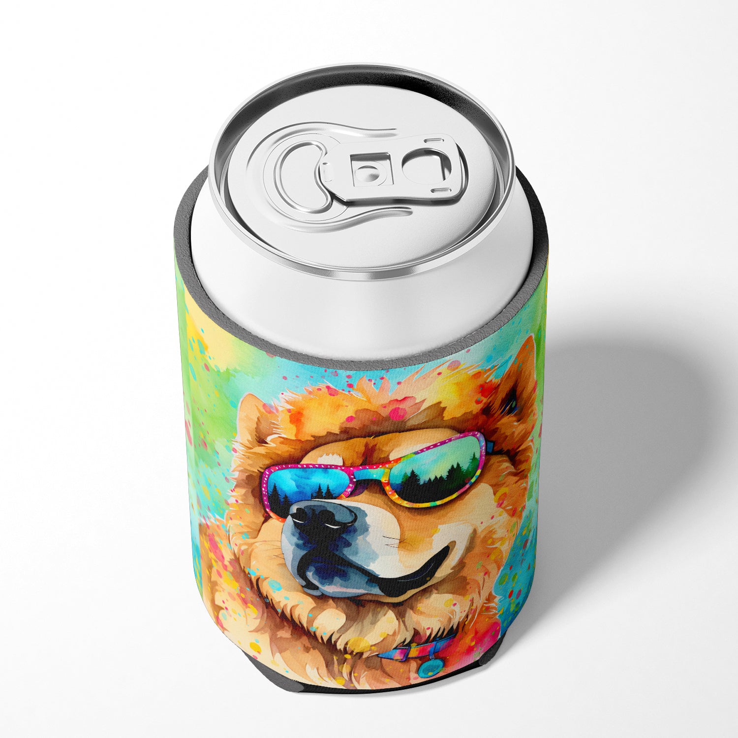 Chow Chow Hippie Dawg Can or Bottle Hugger