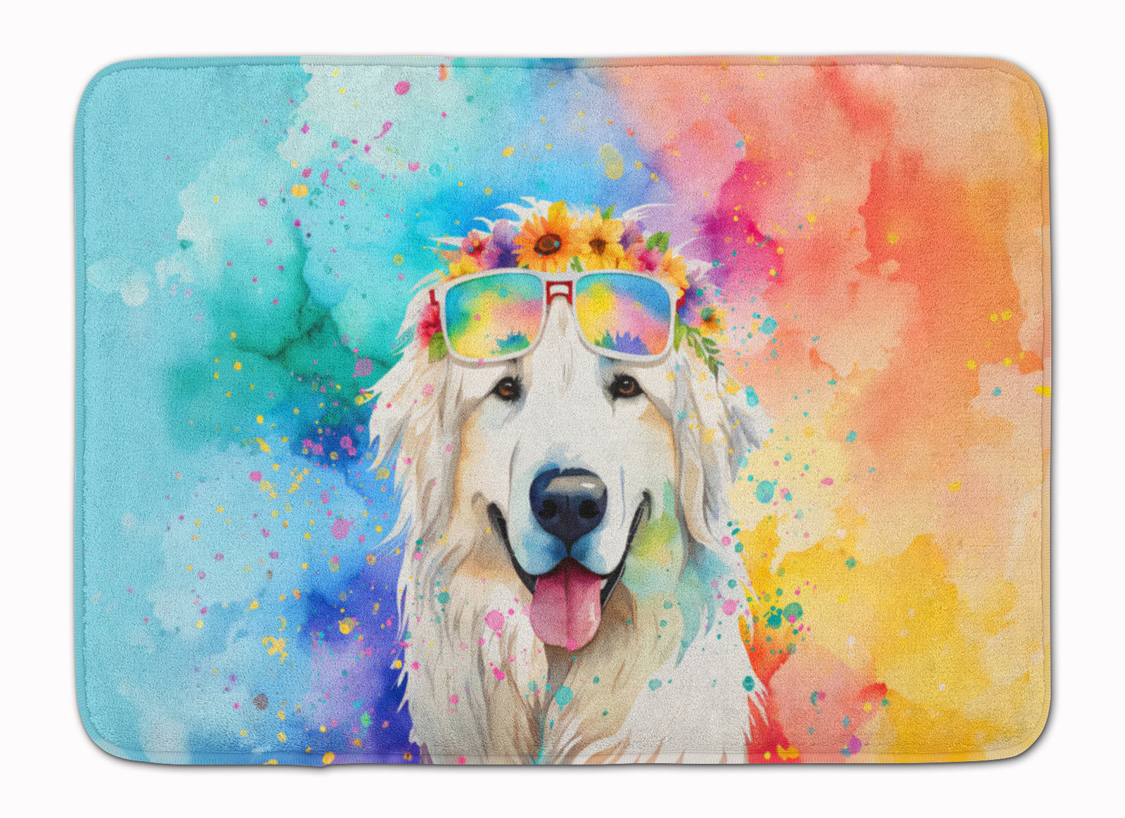 Buy this Great Pyrenees Hippie Dawg Memory Foam Kitchen Mat