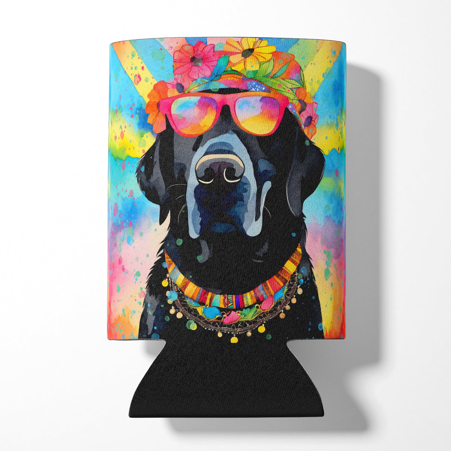 Buy this Black Labrador Hippie Dawg Can or Bottle Hugger