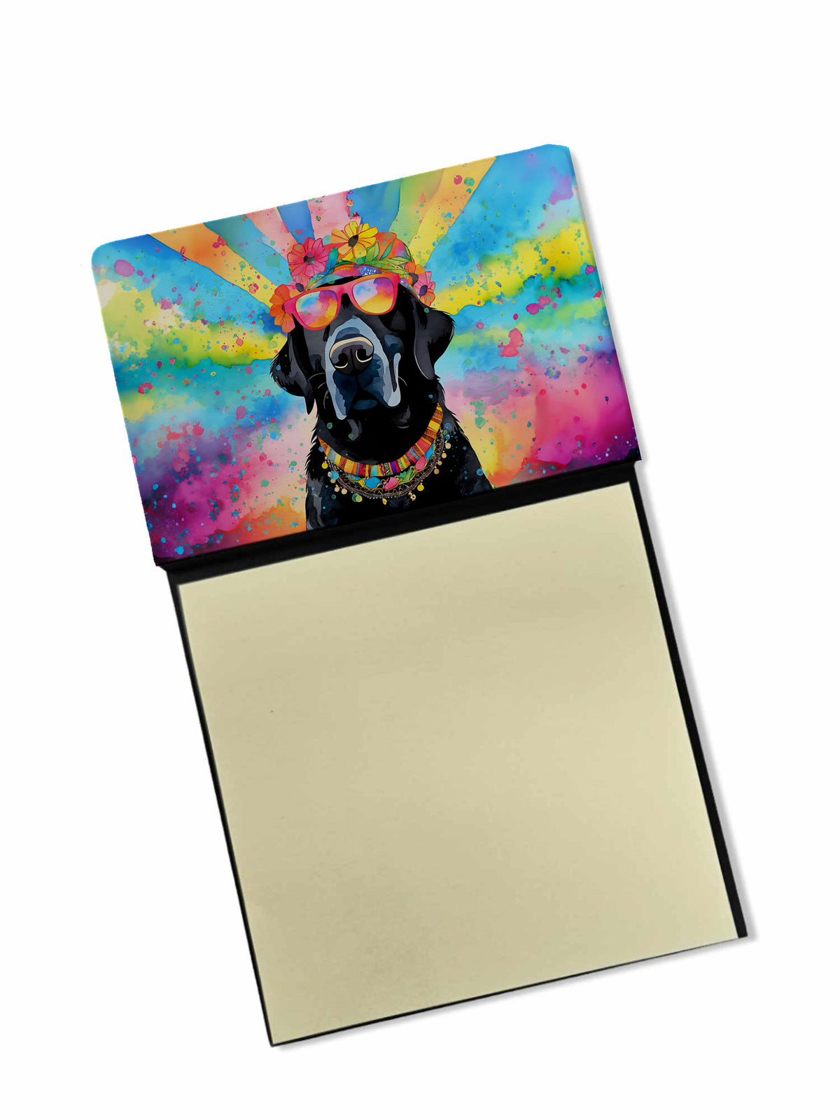 Buy this Black Labrador Hippie Dawg Sticky Note Holder