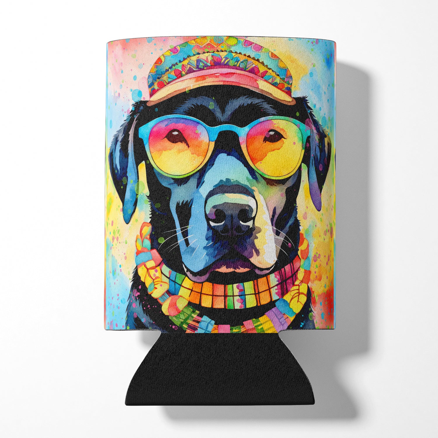 Buy this Black Labrador Hippie Dawg Can or Bottle Hugger