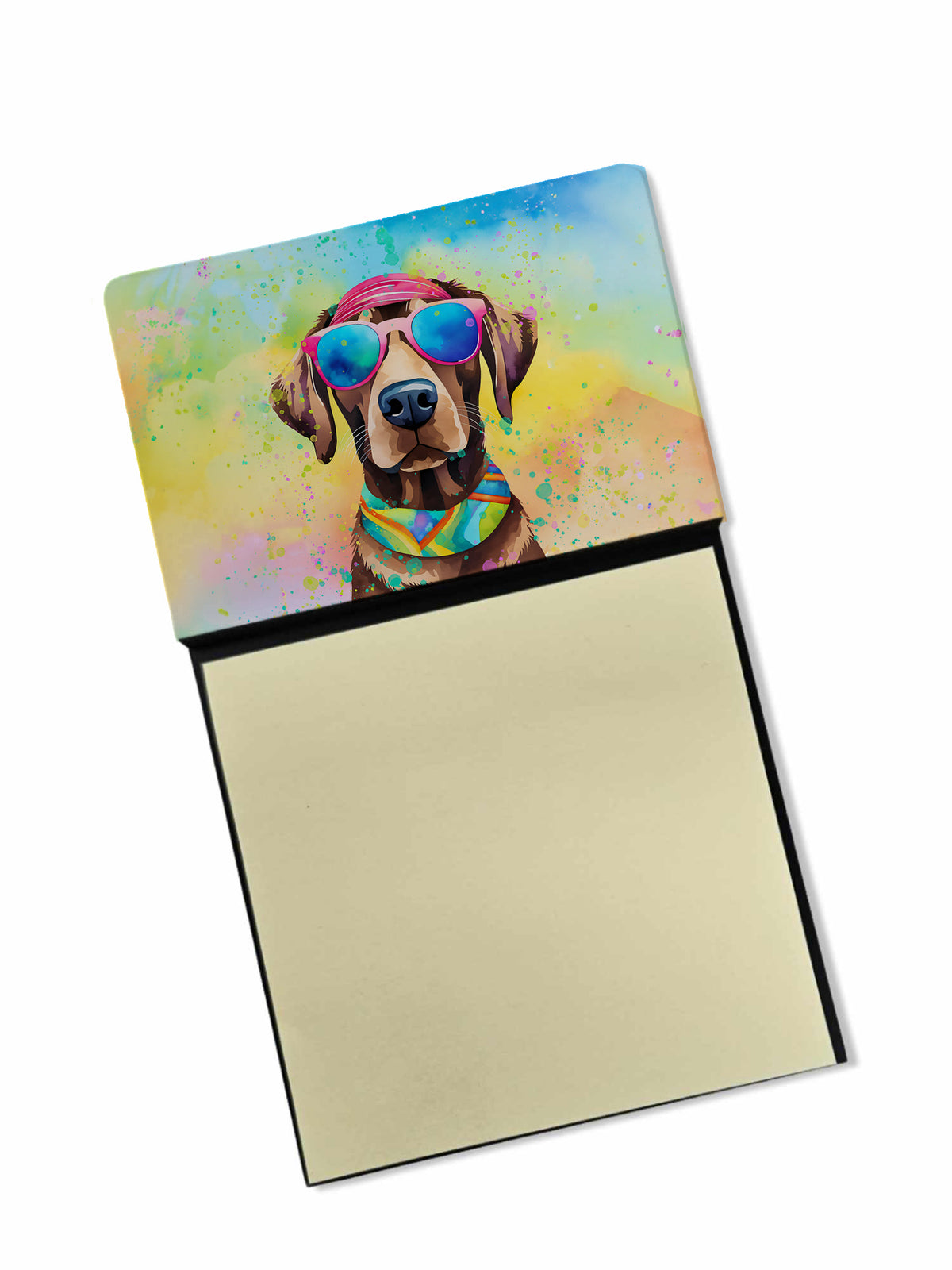 Buy this Chocolate Labrador Hippie Dawg Sticky Note Holder