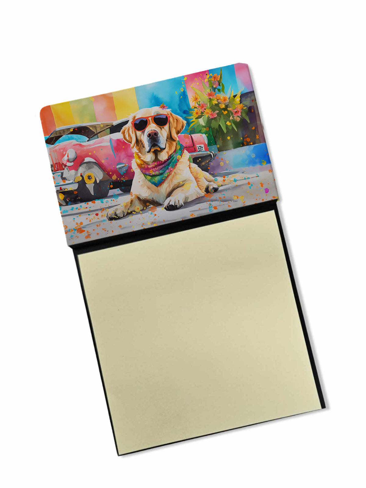 Buy this Yellow Labrador Hippie Dawg Sticky Note Holder
