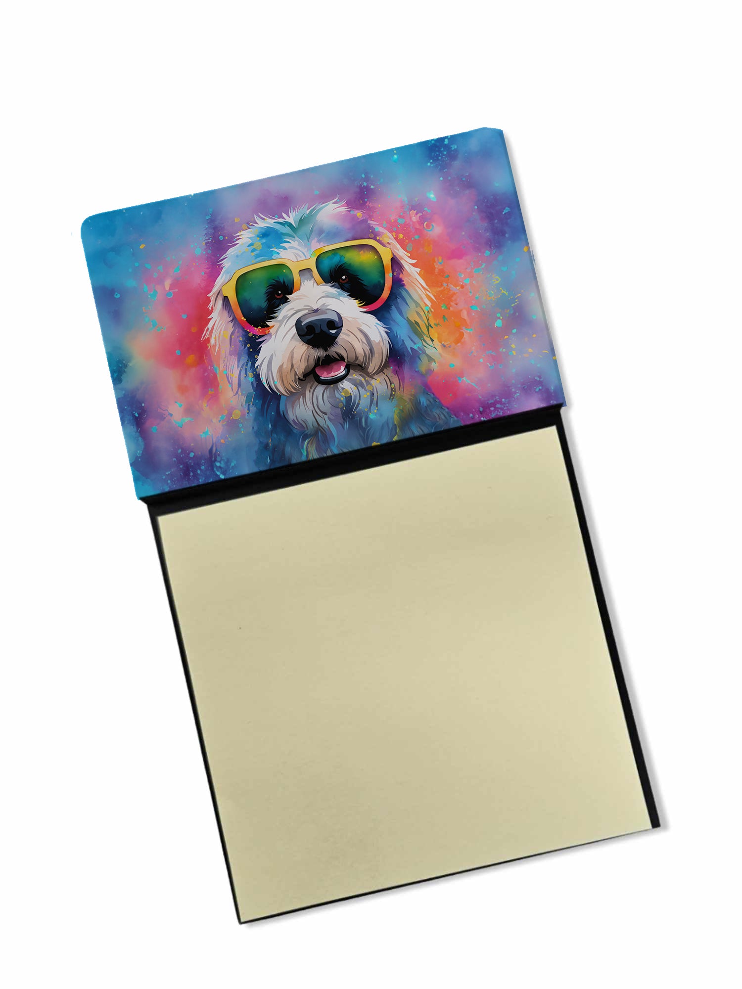 Buy this Old English Sheepdog Hippie Dawg Sticky Note Holder