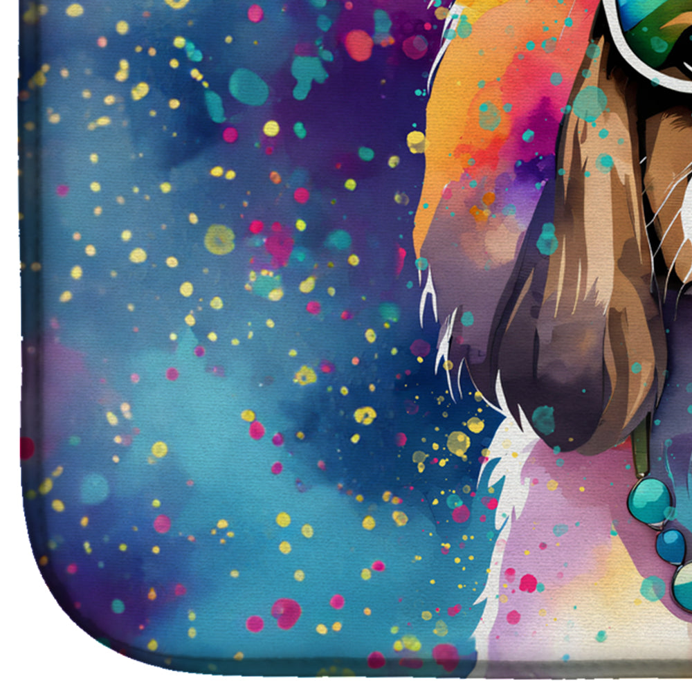 Caroline's Treasures Shih Tzu Hippie Dawg Dish Drying Mat