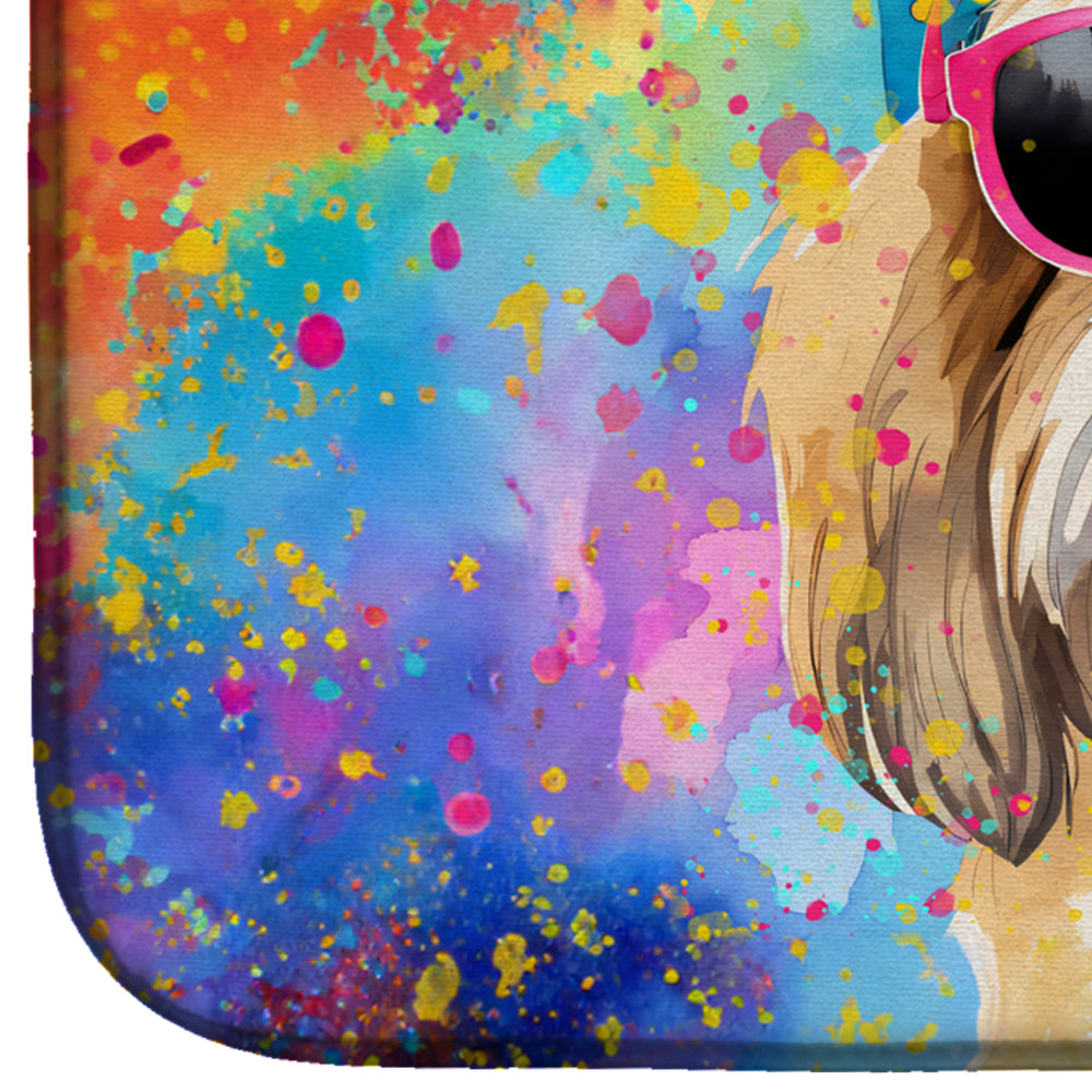 Caroline's Treasures Shih Tzu Hippie Dawg Dish Drying Mat