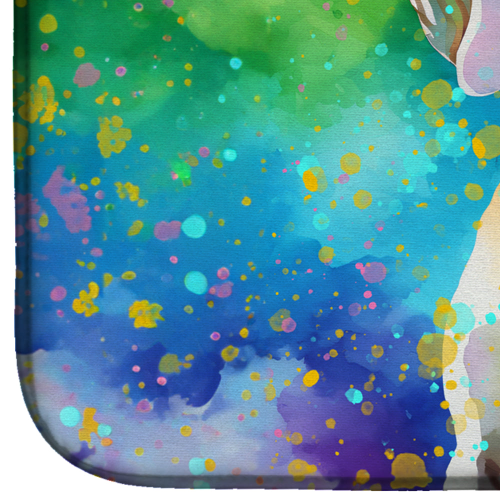 Caroline's Treasures Weimaraner Hippie Dawg Dish Drying Mat