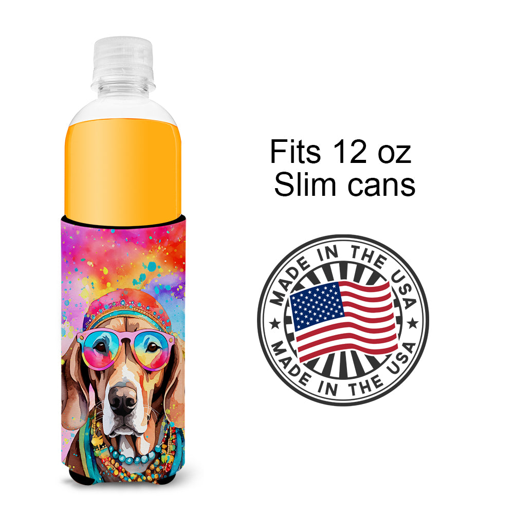 Weimaraner Hippie Dawg Hugger for Ultra Slim Cans