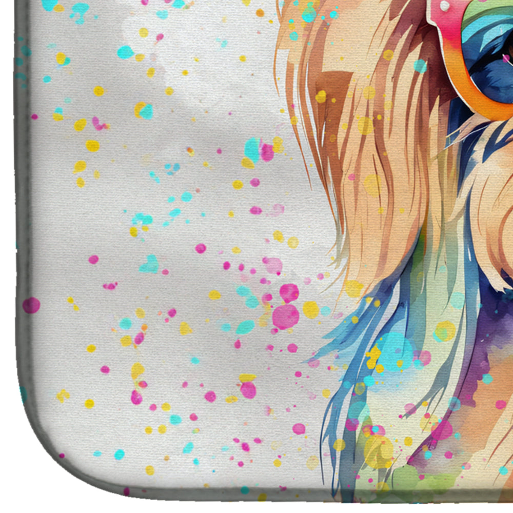 Caroline's Treasures Yorkshire Terrier Hippie Dawg Dish Drying Mat