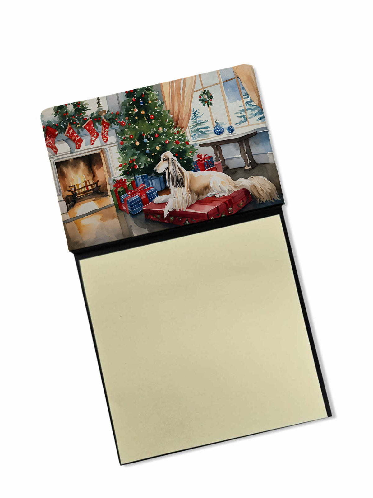 Buy this Afghan Hound Cozy Christmas Sticky Note Holder