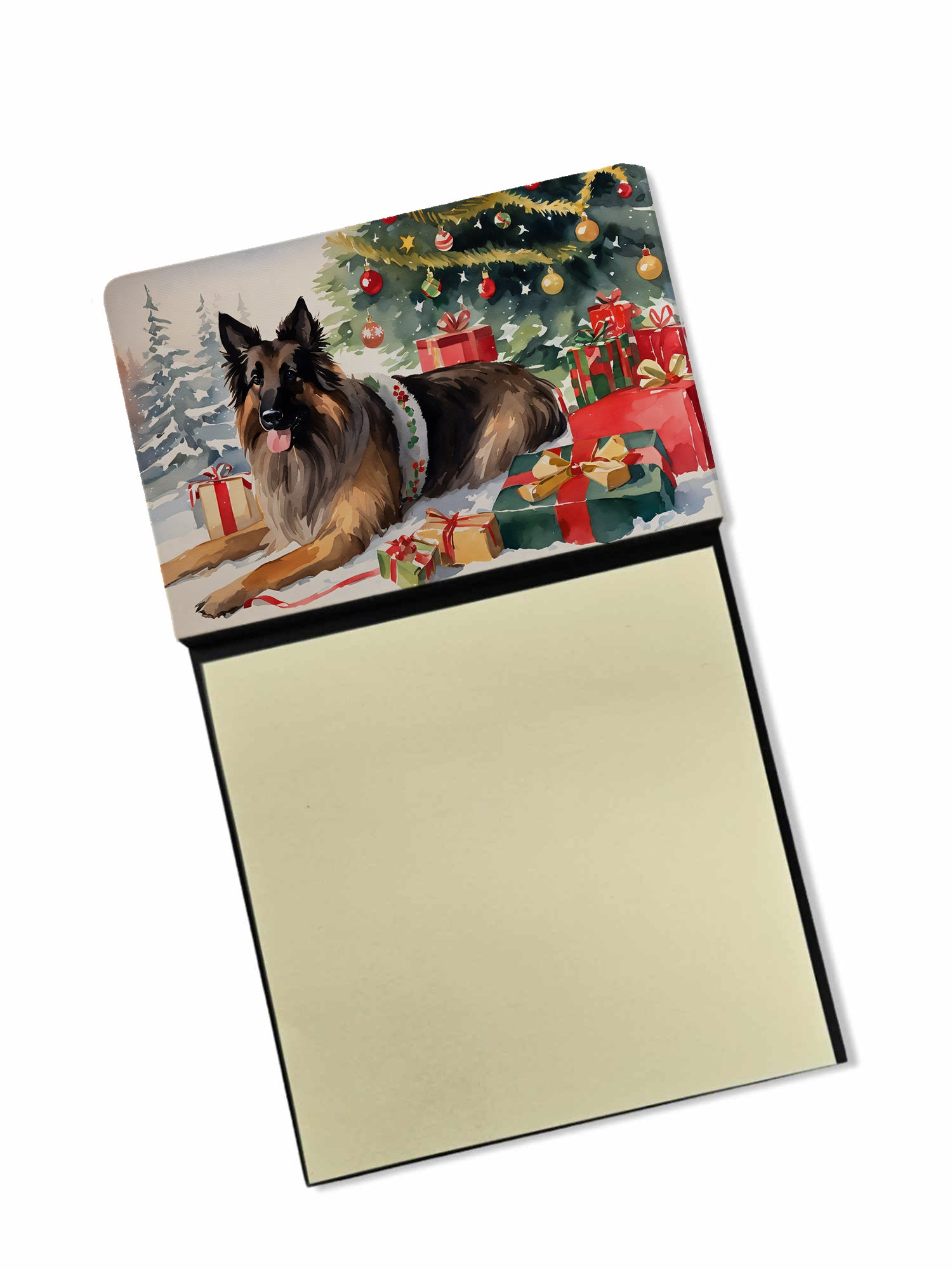 Buy this Belgian Tervuren Cozy Christmas Sticky Note Holder
