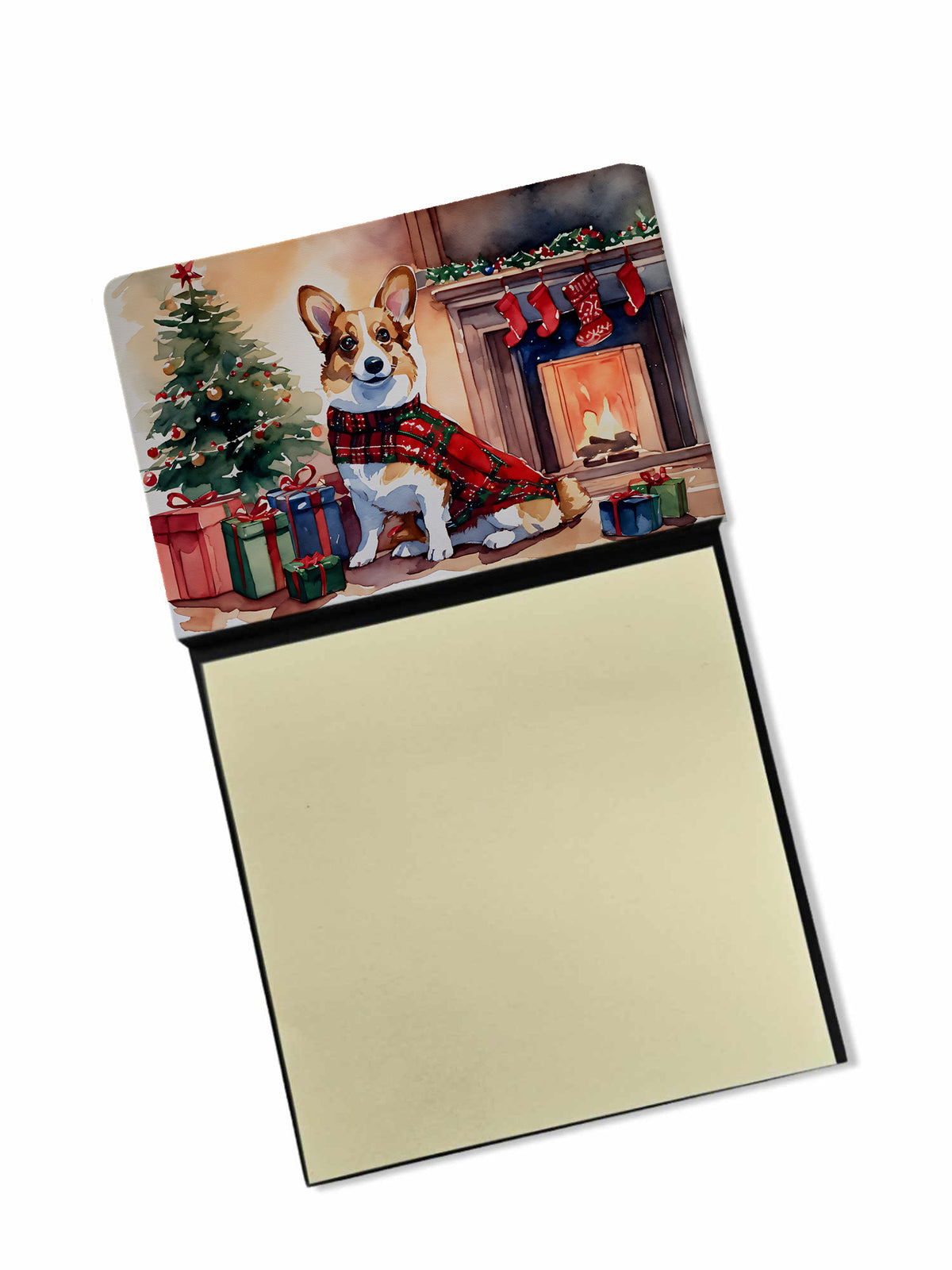 Buy this Corgi Cozy Christmas Sticky Note Holder