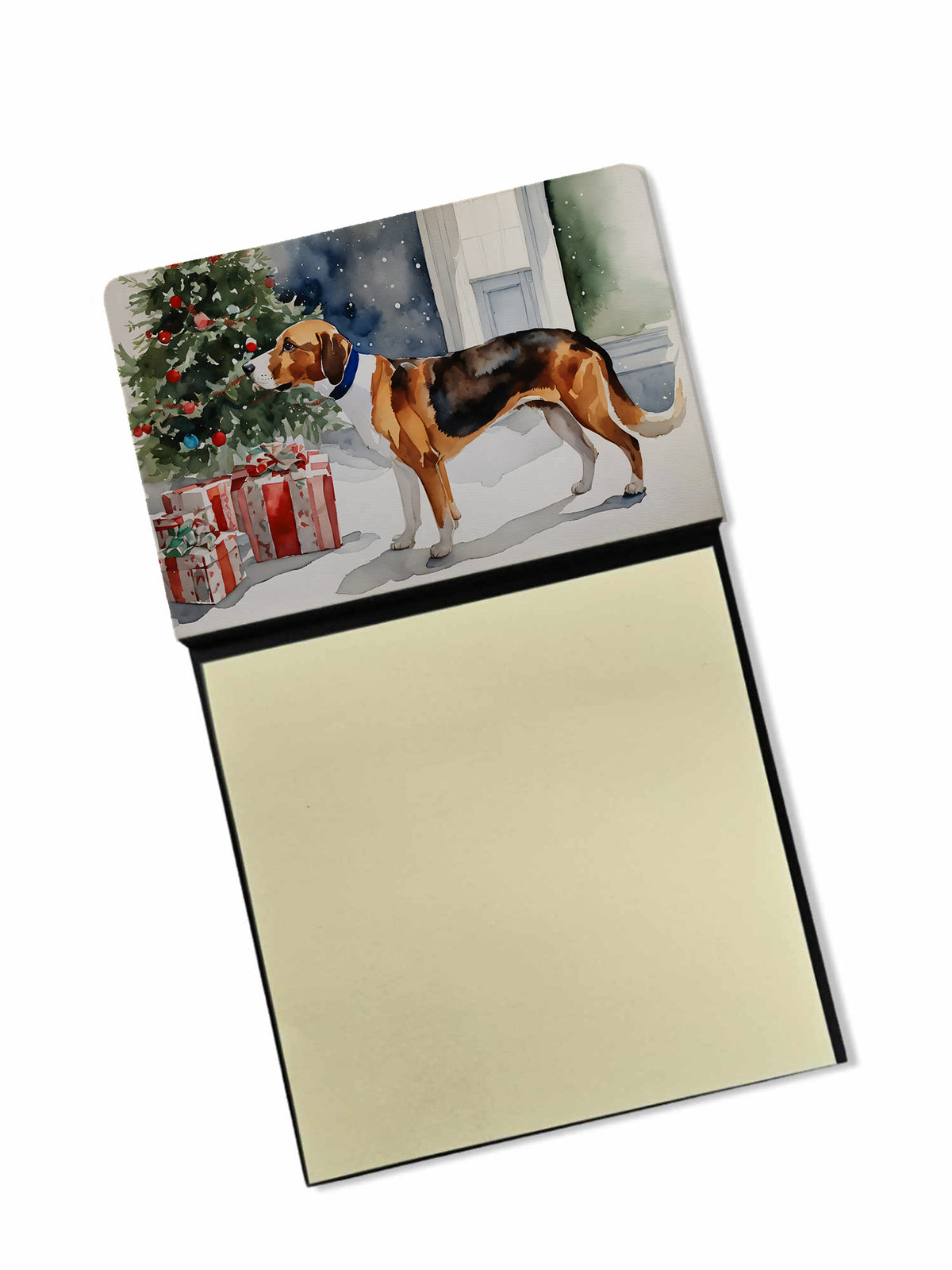 Buy this English Foxhound Cozy Christmas Sticky Note Holder
