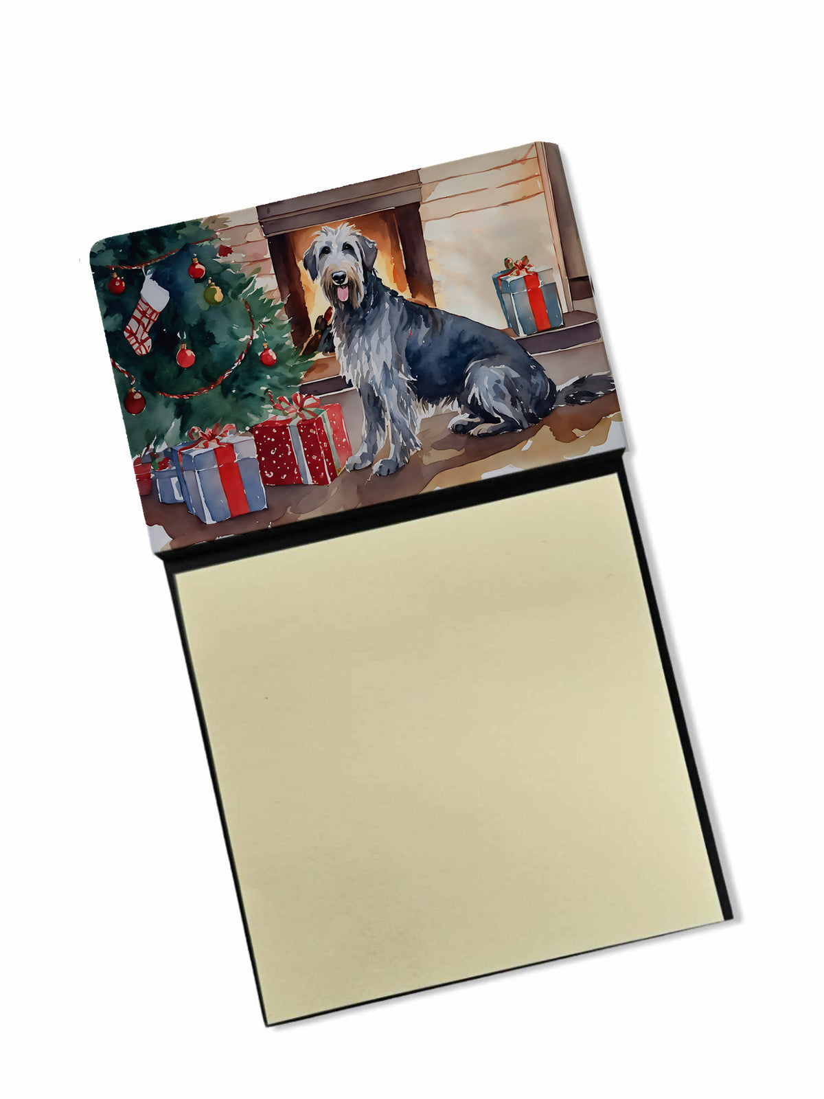 Buy this Irish Wolfhound Cozy Christmas Sticky Note Holder