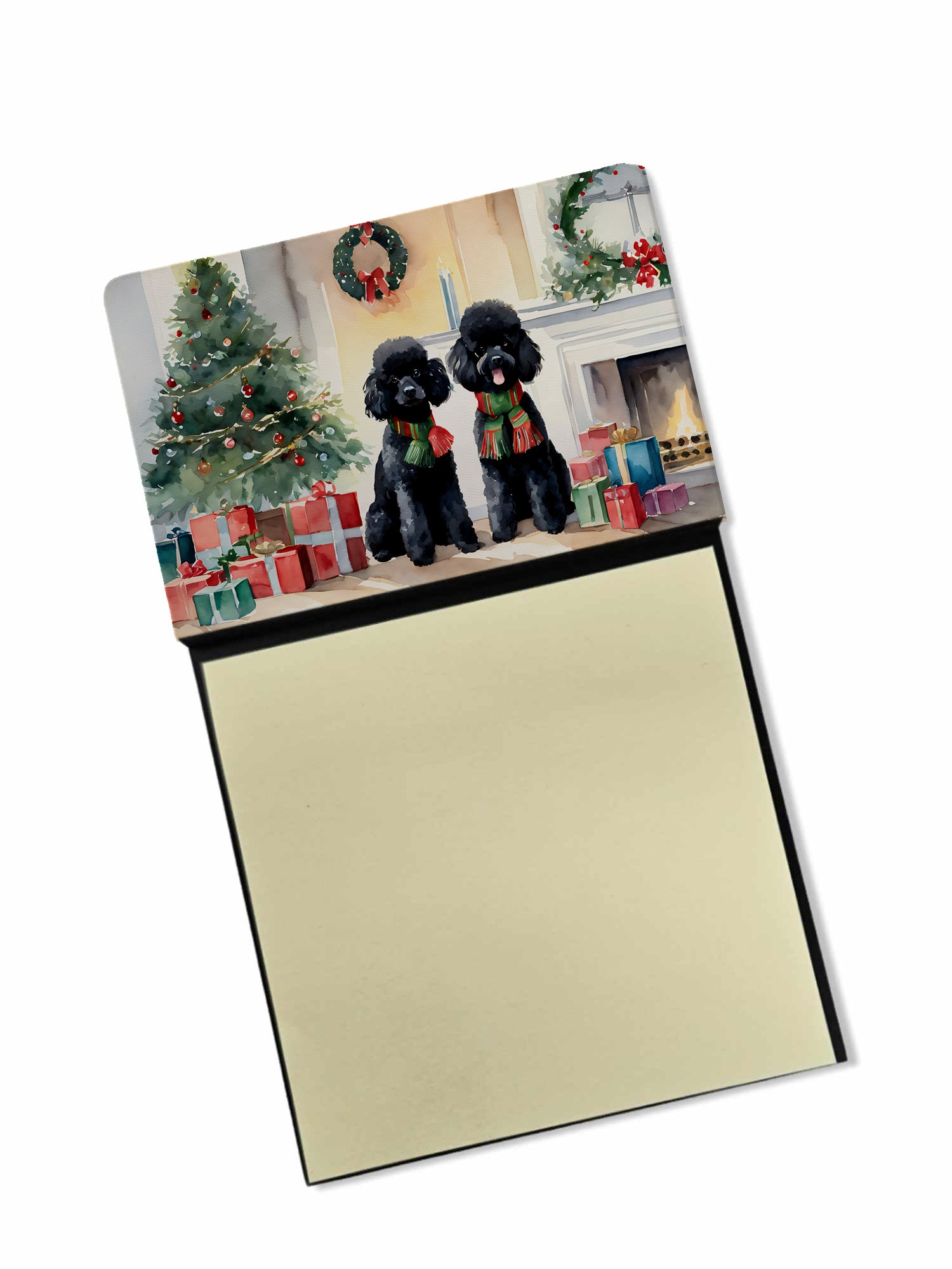 Buy this Poodle Cozy Christmas Sticky Note Holder