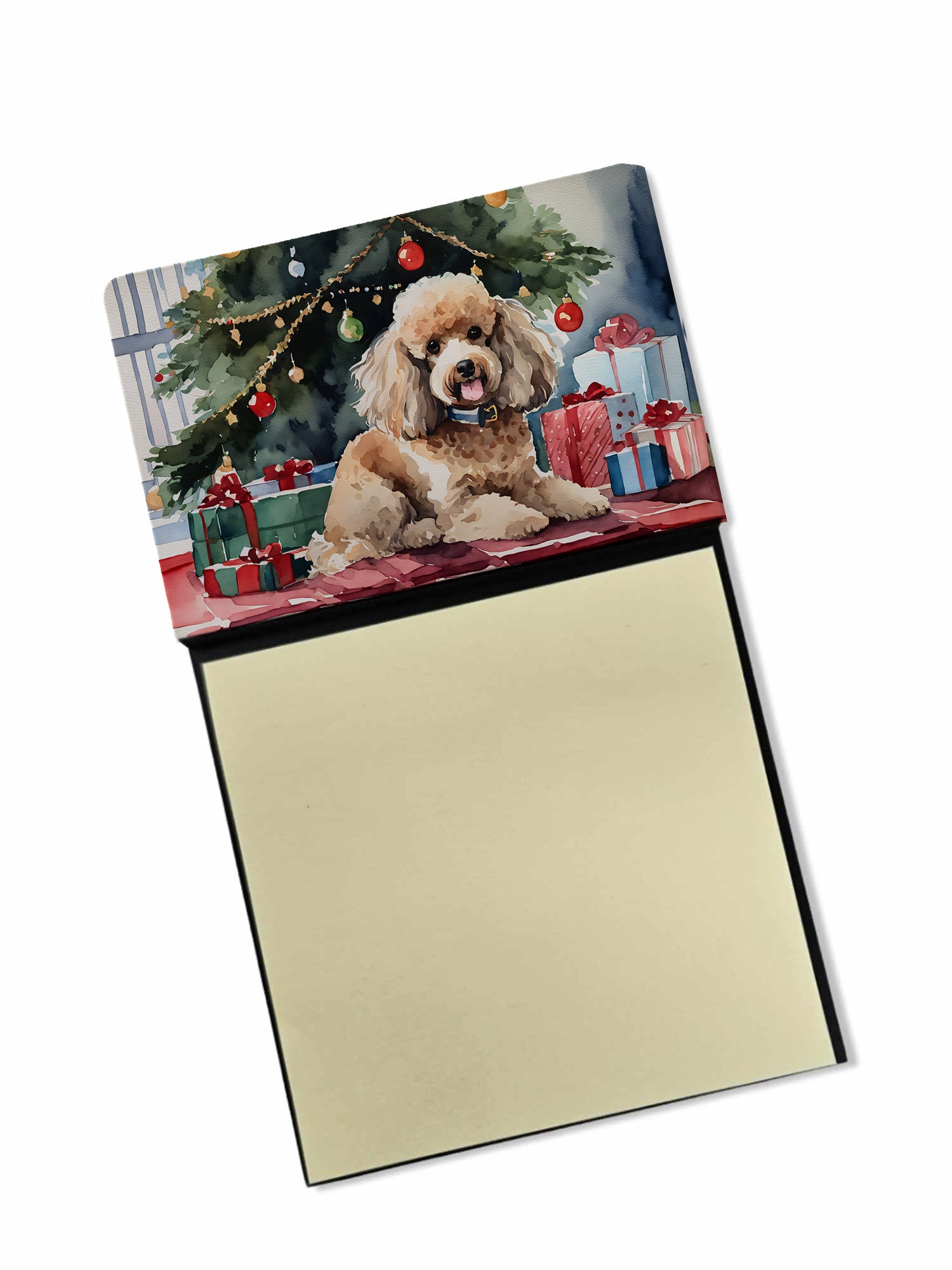 Buy this Poodle Cozy Christmas Sticky Note Holder