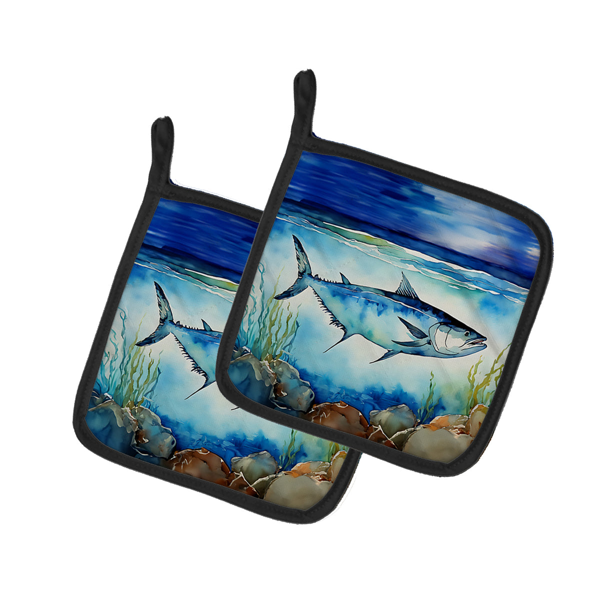 Buy this Bluefin Tuna Pair of Pot Holders