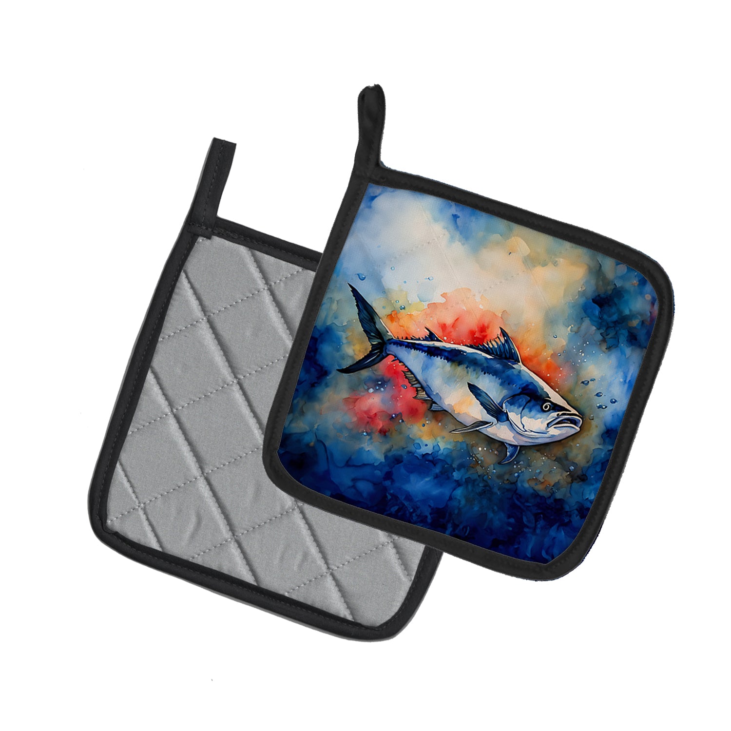 Buy this Bluefin Tuna Pair of Pot Holders