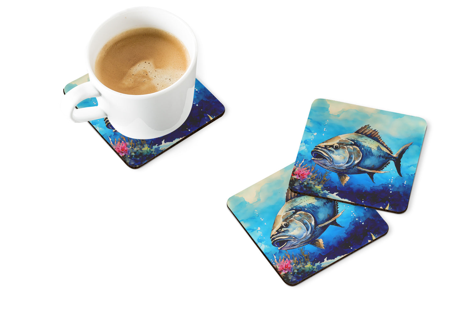 Bluefin Tuna Foam Coasters