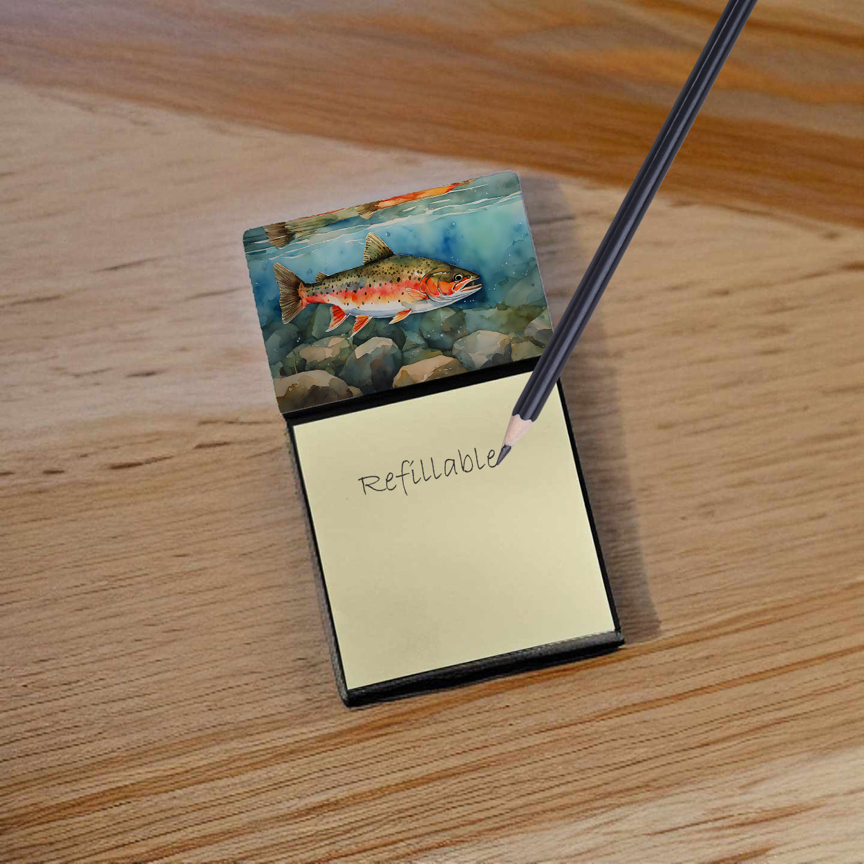 Buy this Brook Trout Sticky Note Holder