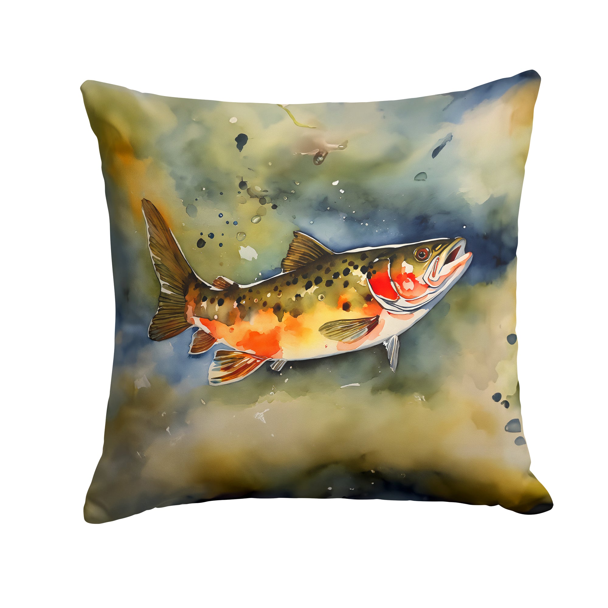 Buy this Brook Trout Throw Pillow