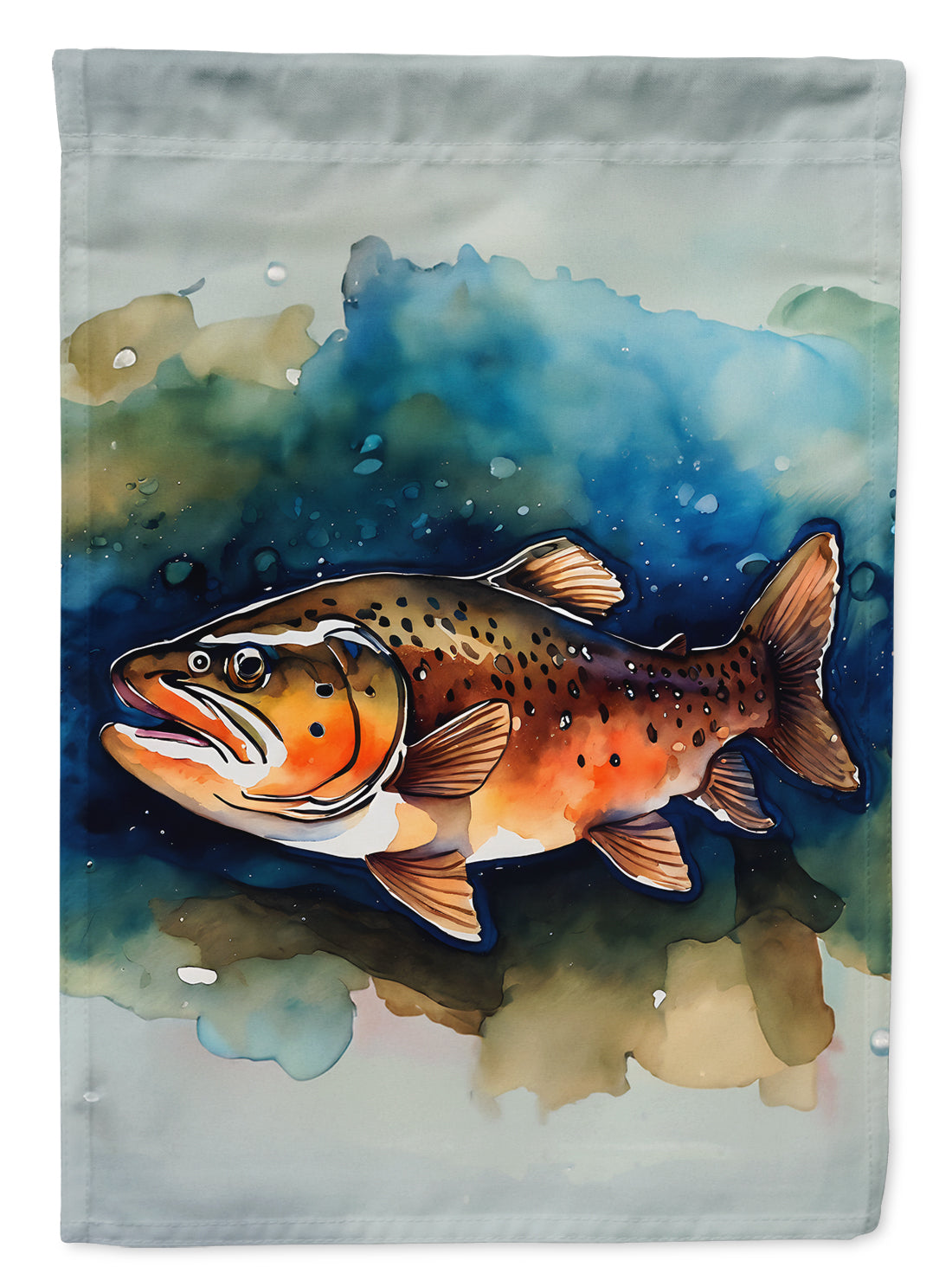 Buy this Brown Trout House Flag