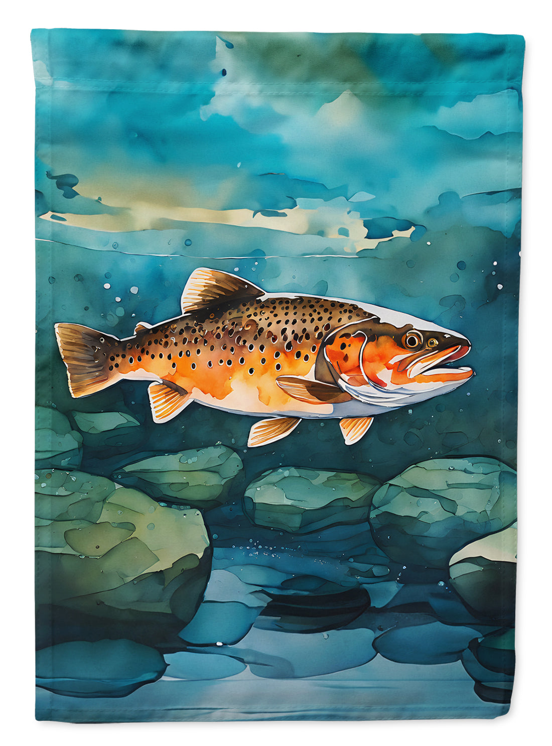 Buy this Brown Trout Garden Flag