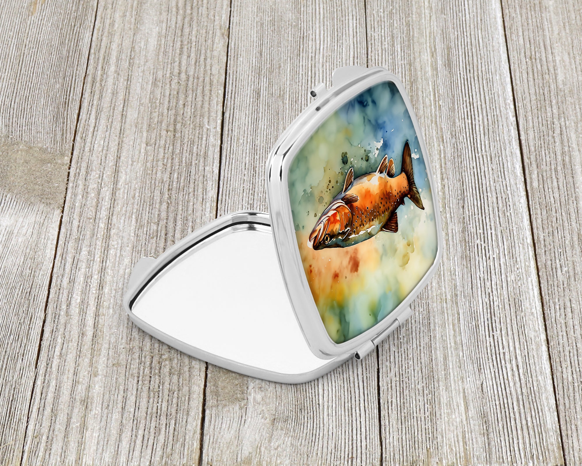 Brown Trout Compact Mirror