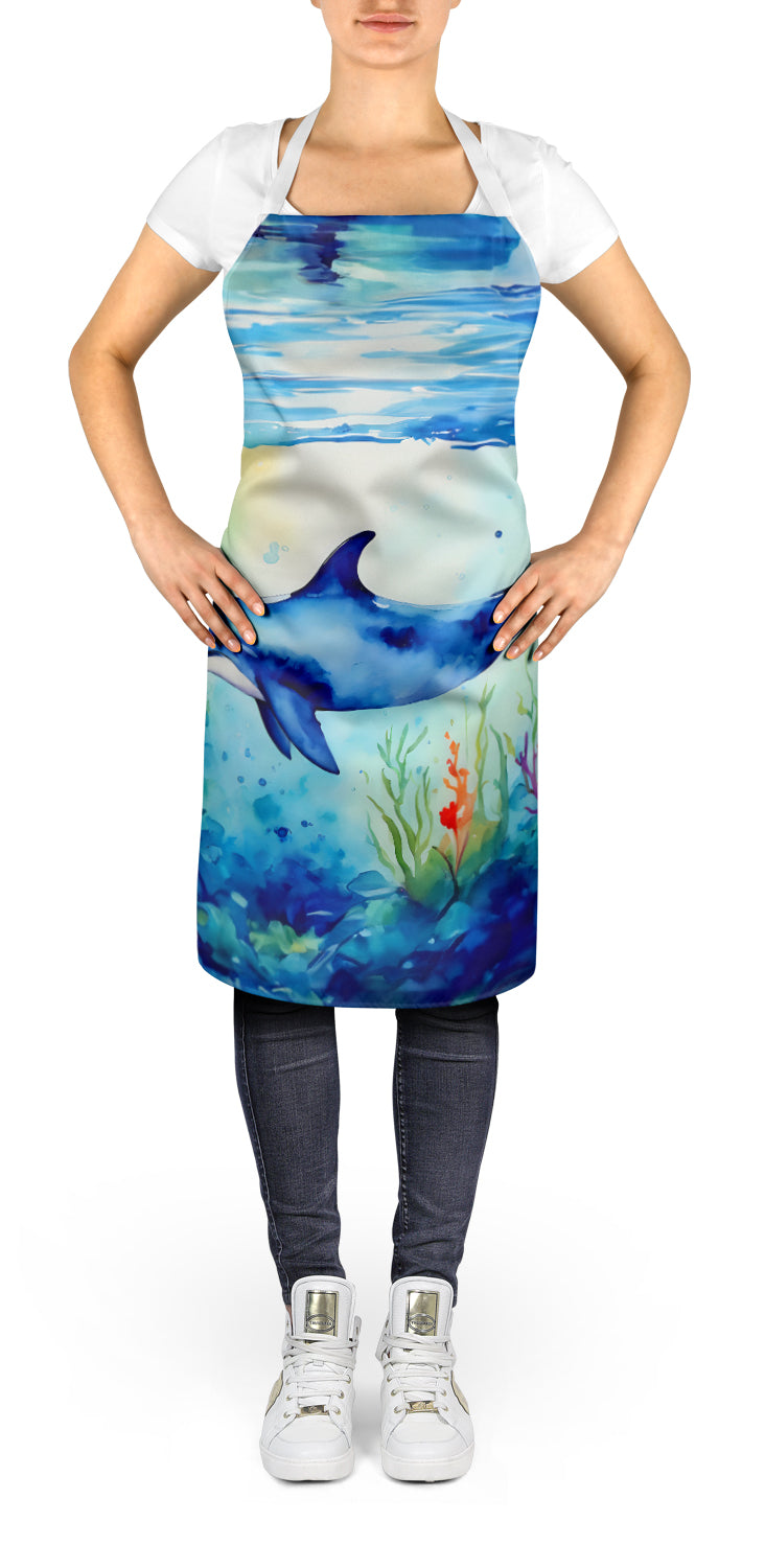 Caroline's Treasures Dolphin Apron – Artist-Designed Kitchen, BBQ & Craft Apron