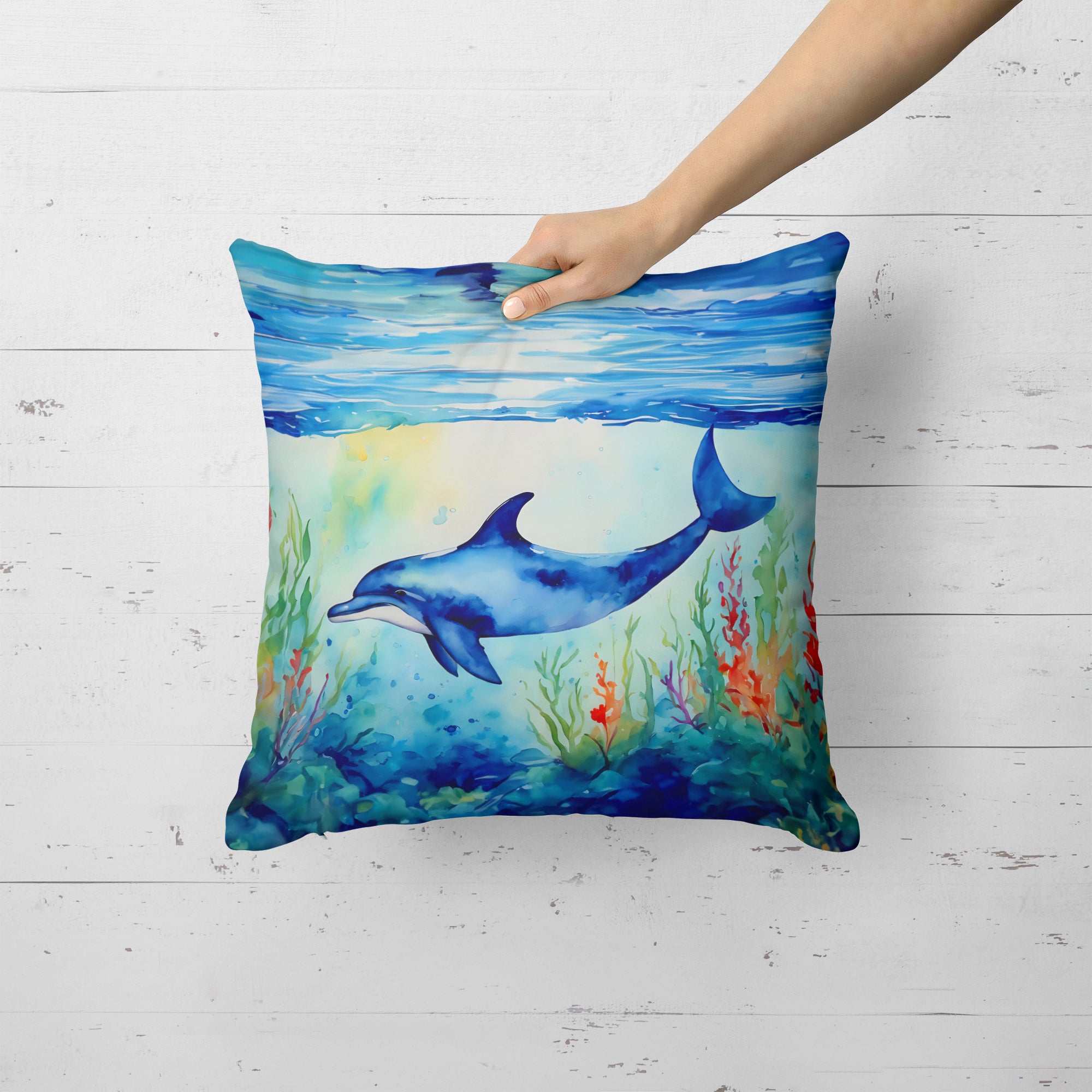 Buy this Dolphin Throw Pillow