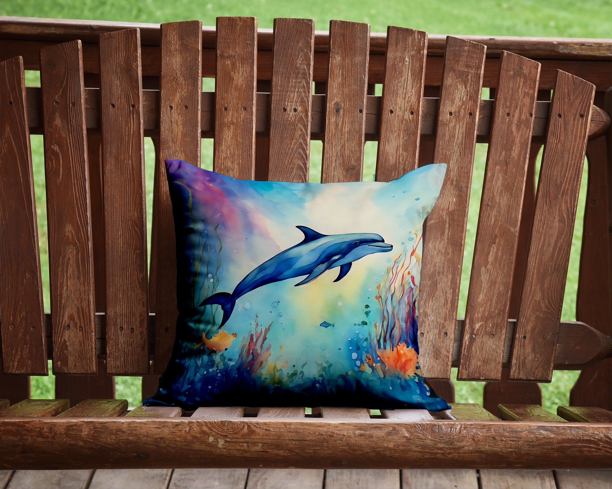 Dolphin Throw Pillow