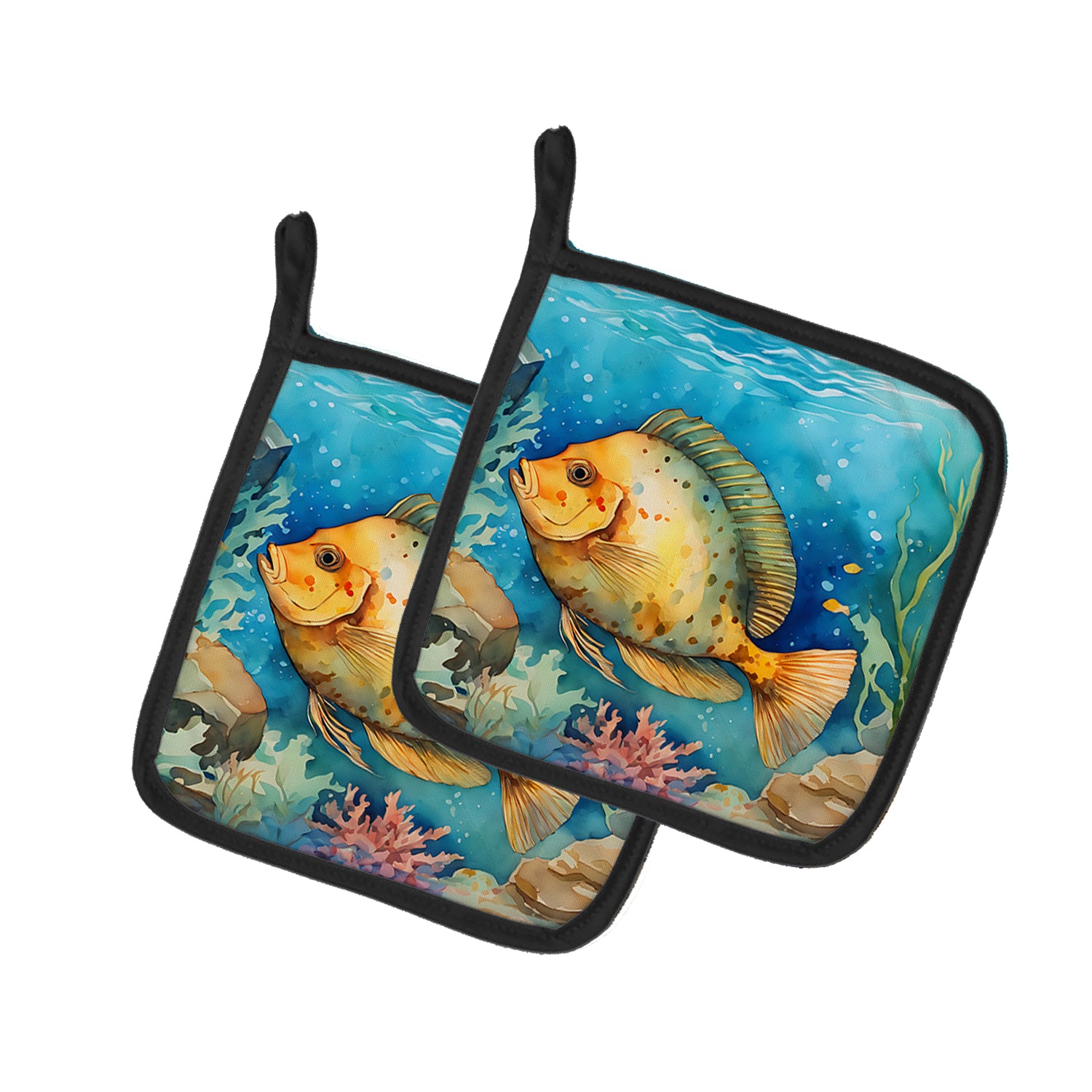Buy this Flounder Pair of Pot Holders