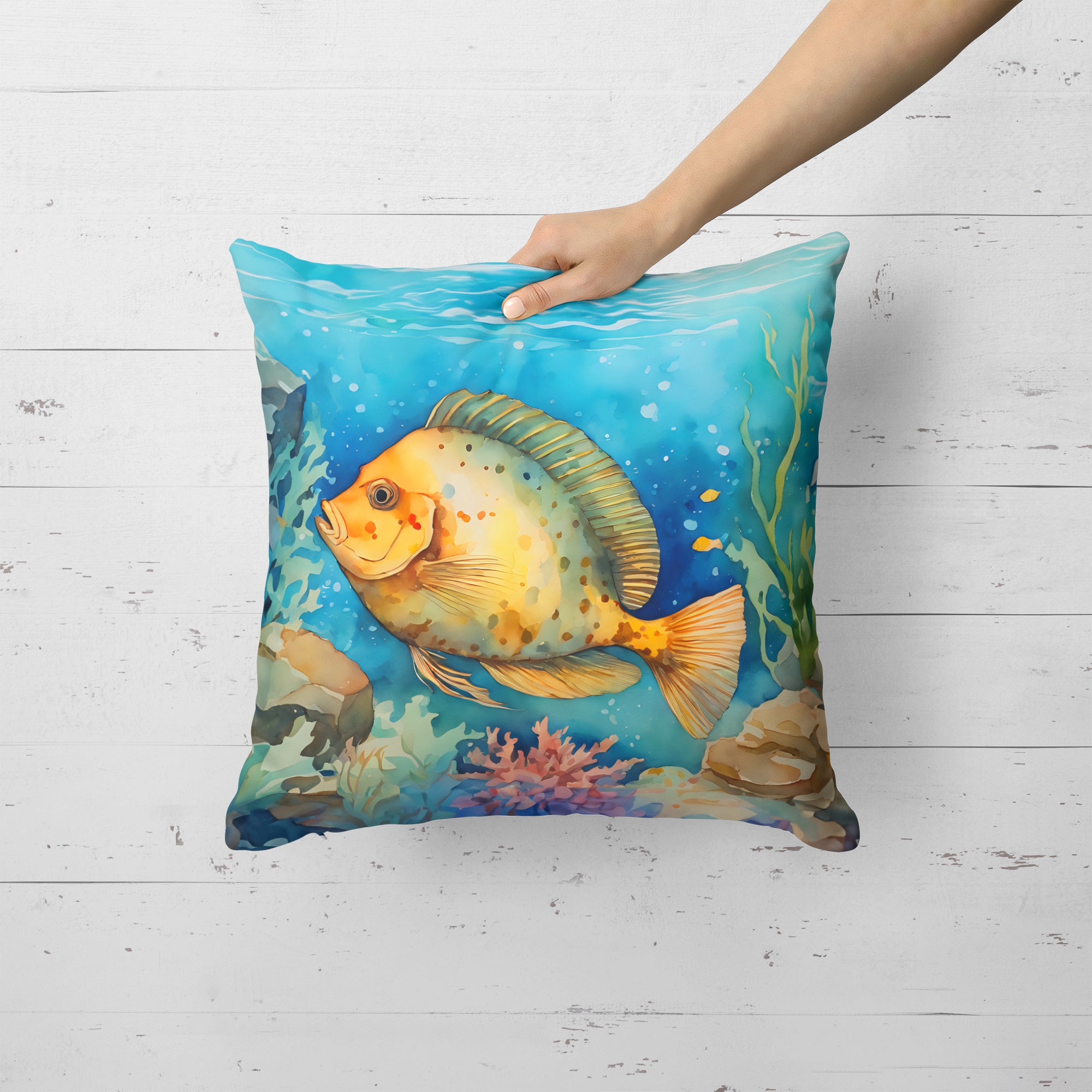 Buy this Flounder Throw Pillow