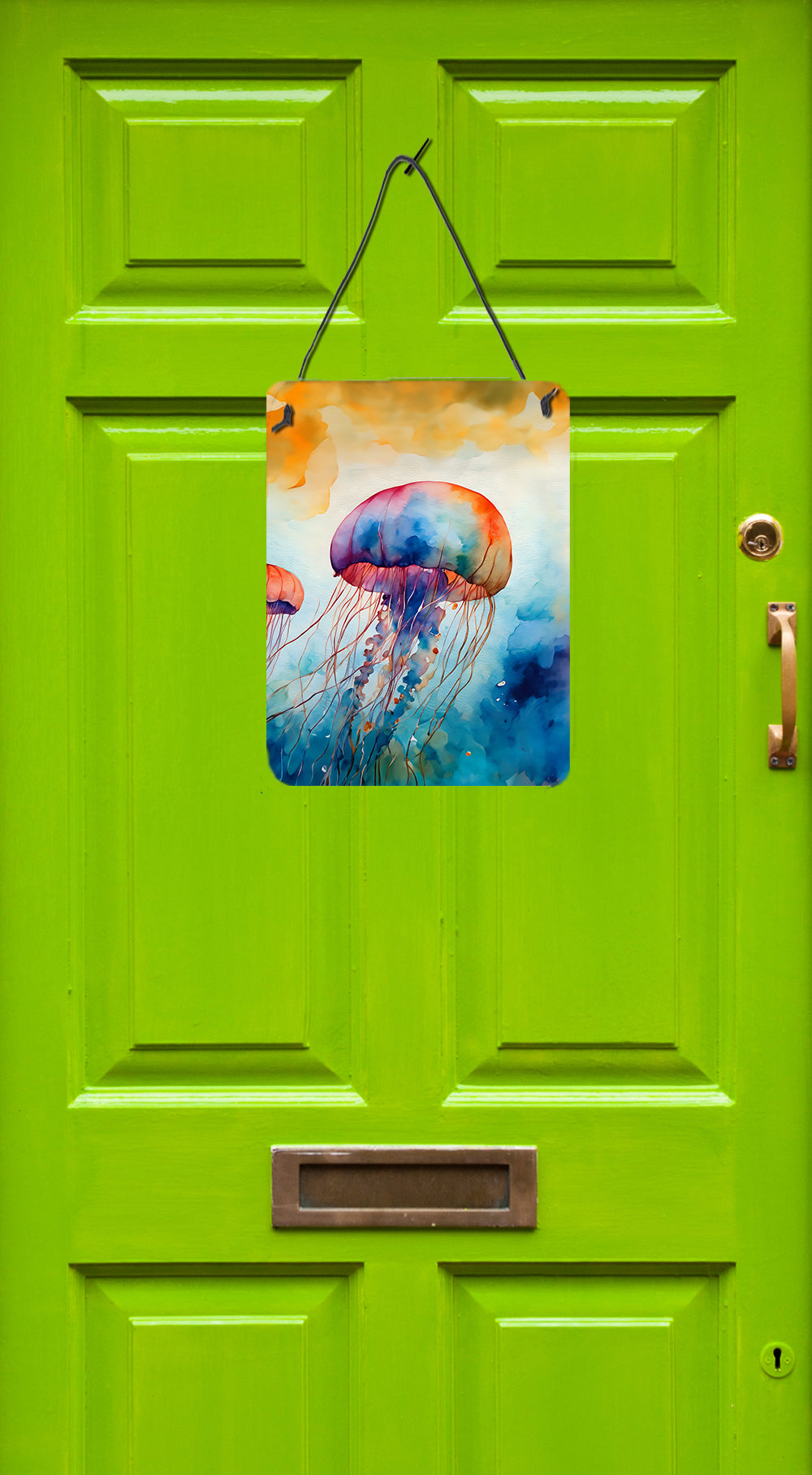 Caroline's Treasures Jellyfish Wall or Door Hanging Prints