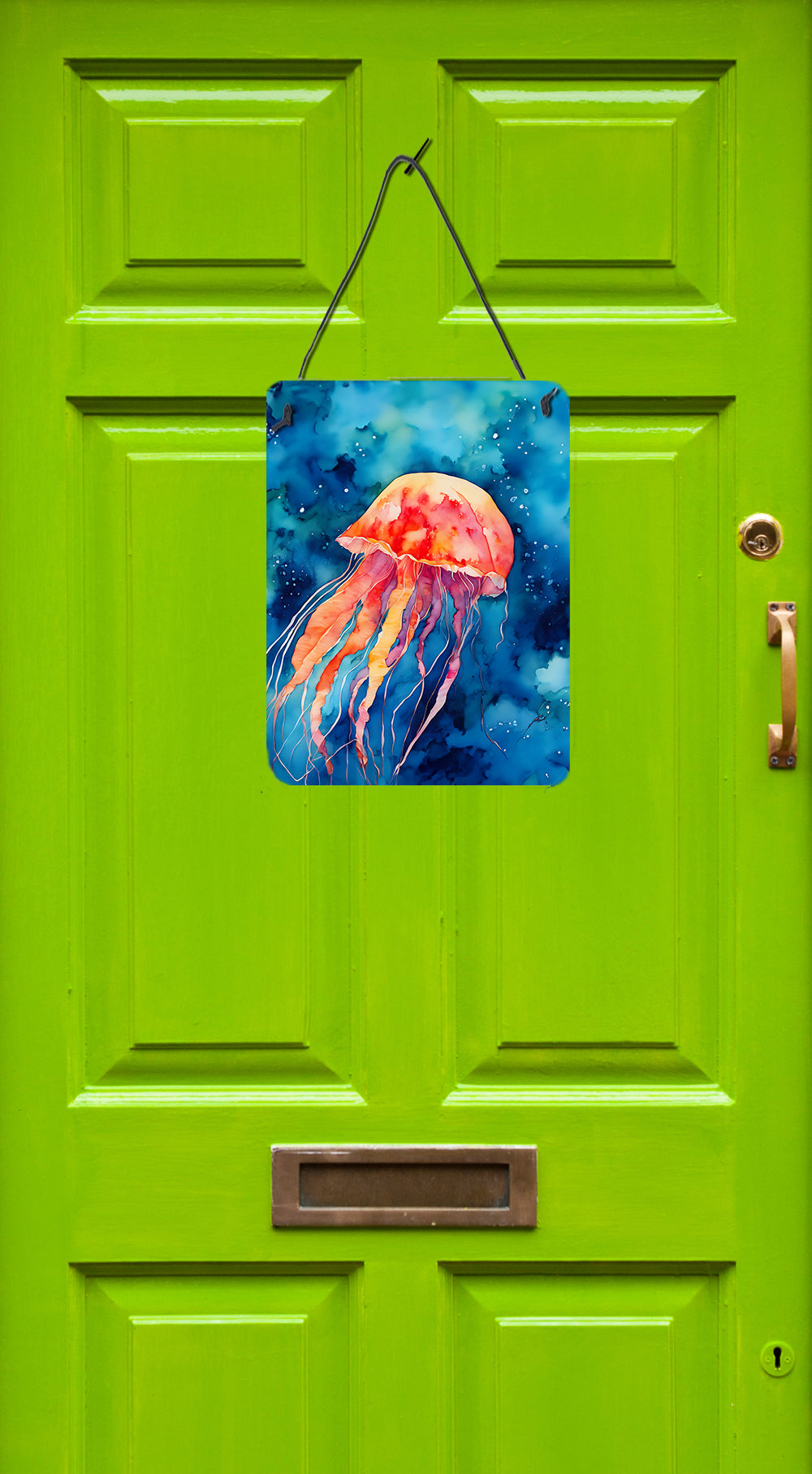 Caroline's Treasures Jellyfish Wall or Door Hanging Prints