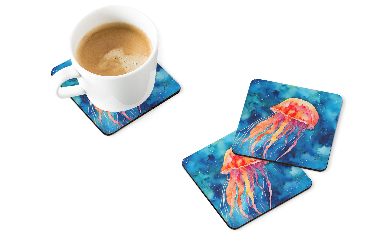 Jellyfish Foam Coasters