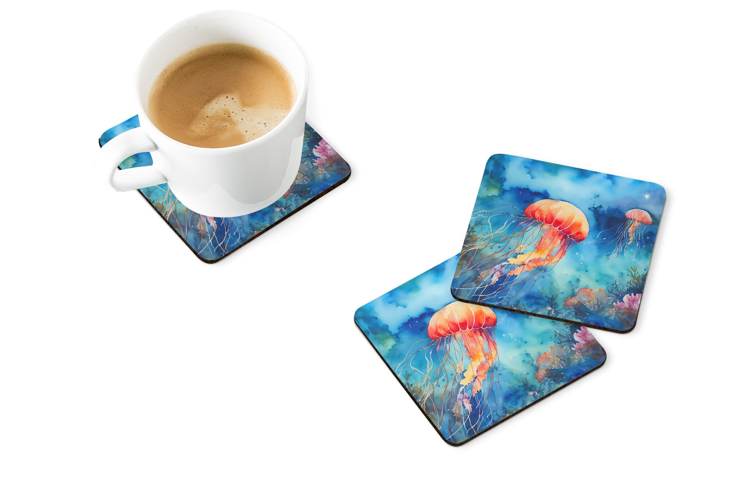 Buy this Jellyfish Foam Coasters