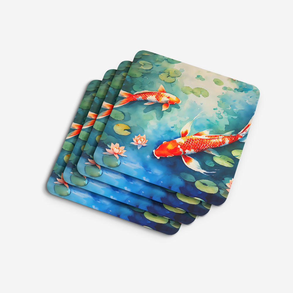 Koi Fish Foam Coasters