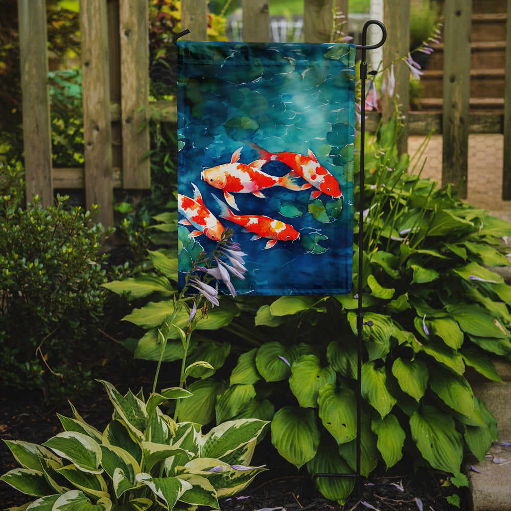 Caroline's Treasures Koi Fish Garden Flag – Outdoor Decorative Yard Flag