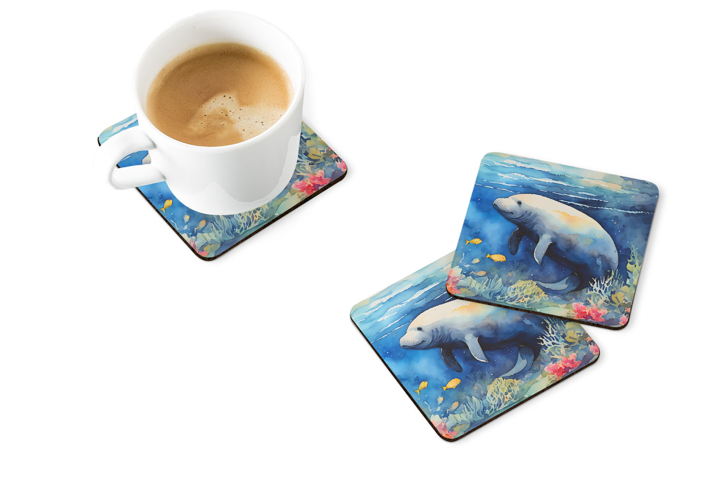 Buy this Manatee Foam Coasters