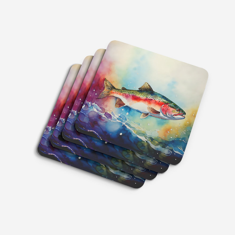 Rainbow Trout Foam Coasters