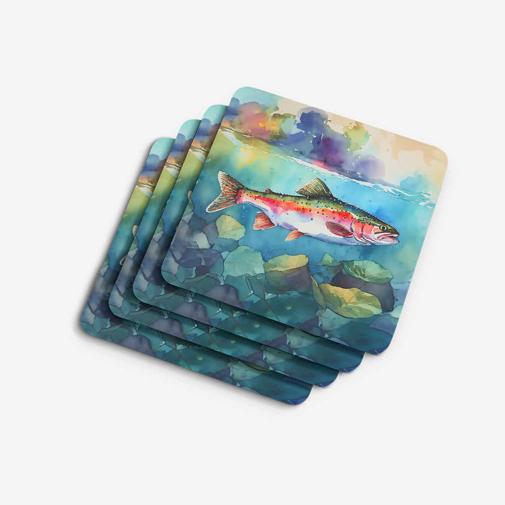 Rainbow Trout Foam Coasters