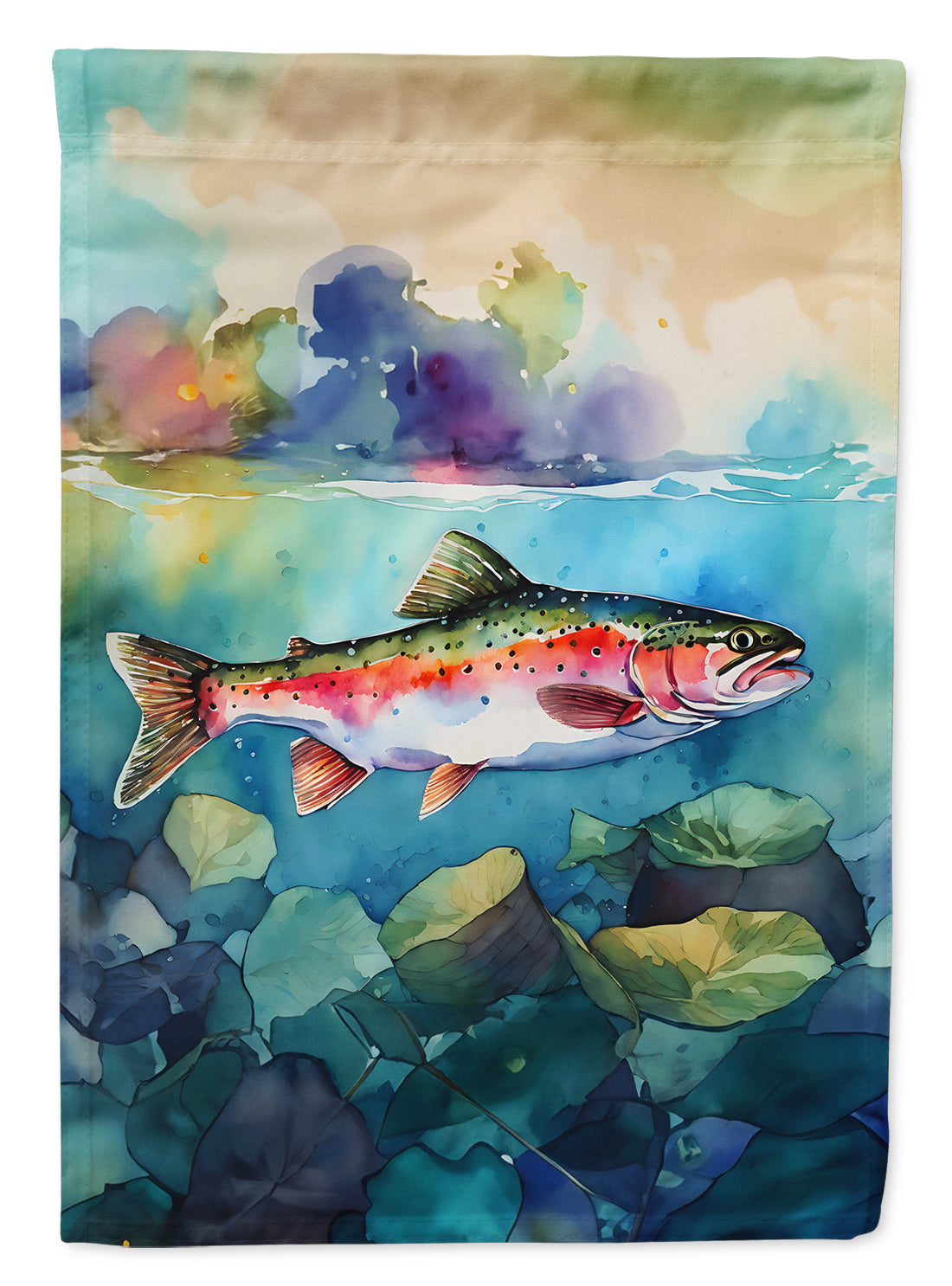 Buy this Rainbow Trout Garden Flag